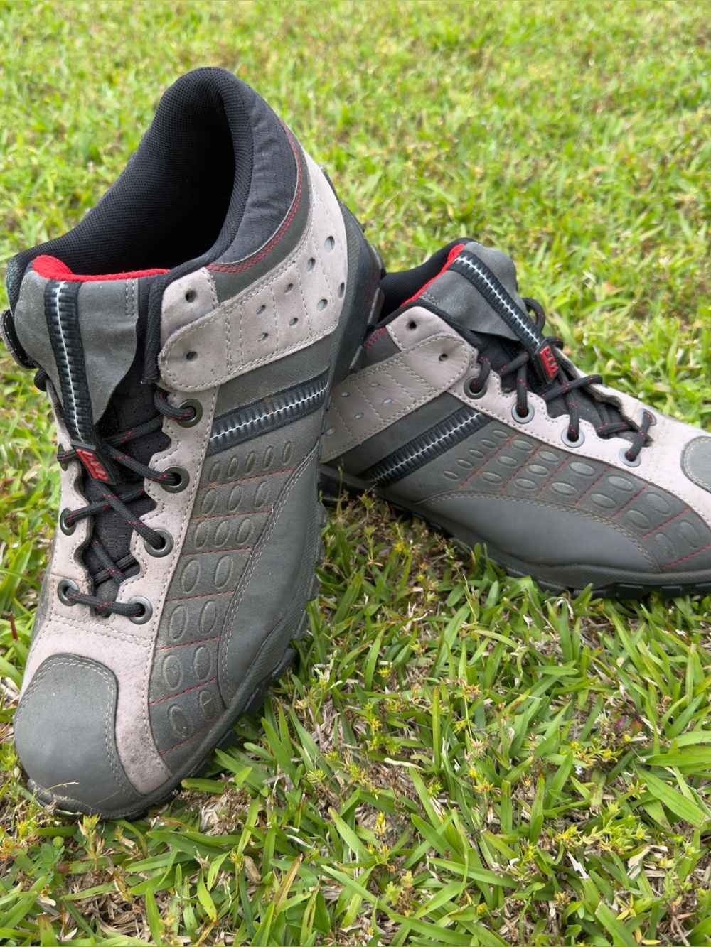 Diadora Duratech DTH Mens Grey Black‎ Red Trail Hiking Shoes 13.5 204.139336
